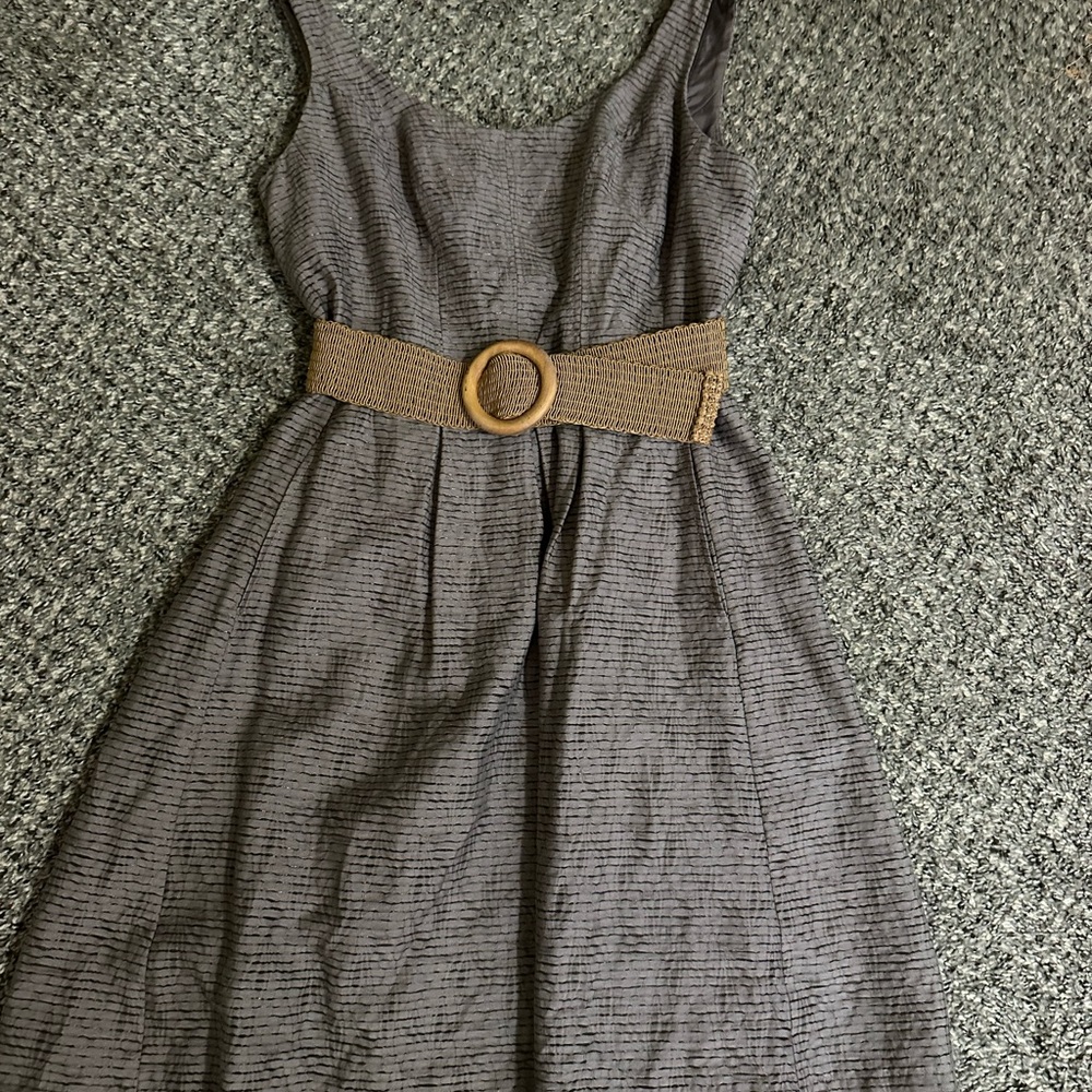 Nine West Taupe Textured Fabric